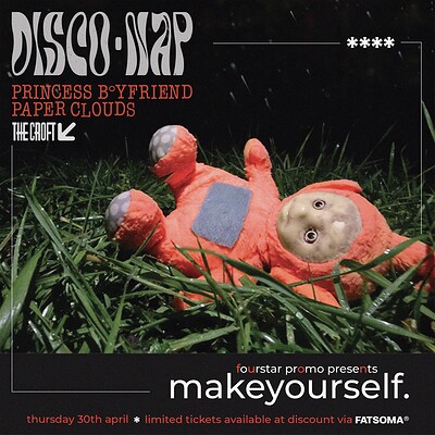 disconap + princess boyfriend + paper clouds at The Croft