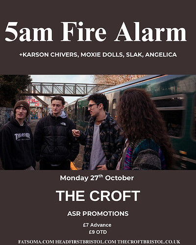 5am Fire Alarm at The Croft
