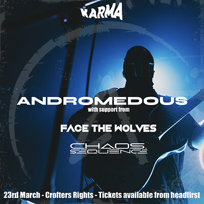 Andromedous Plus Special Guests at Crofters Rights