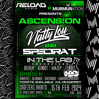 ASCENSION: NATTY LOU B2B SPECTRA T + IN THE LAB at Crofters Rights