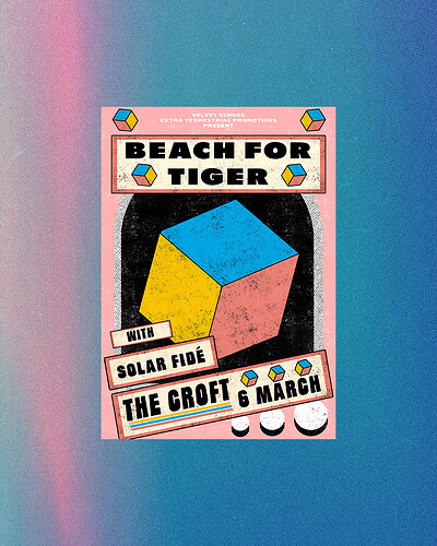 Beach for Tiger + Solar Fidé at The Croft