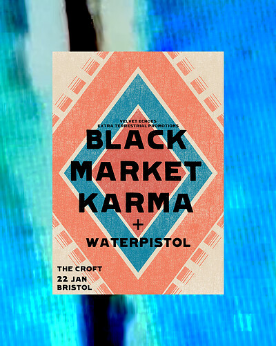 Black Market Karma + Waterpistol at The Croft