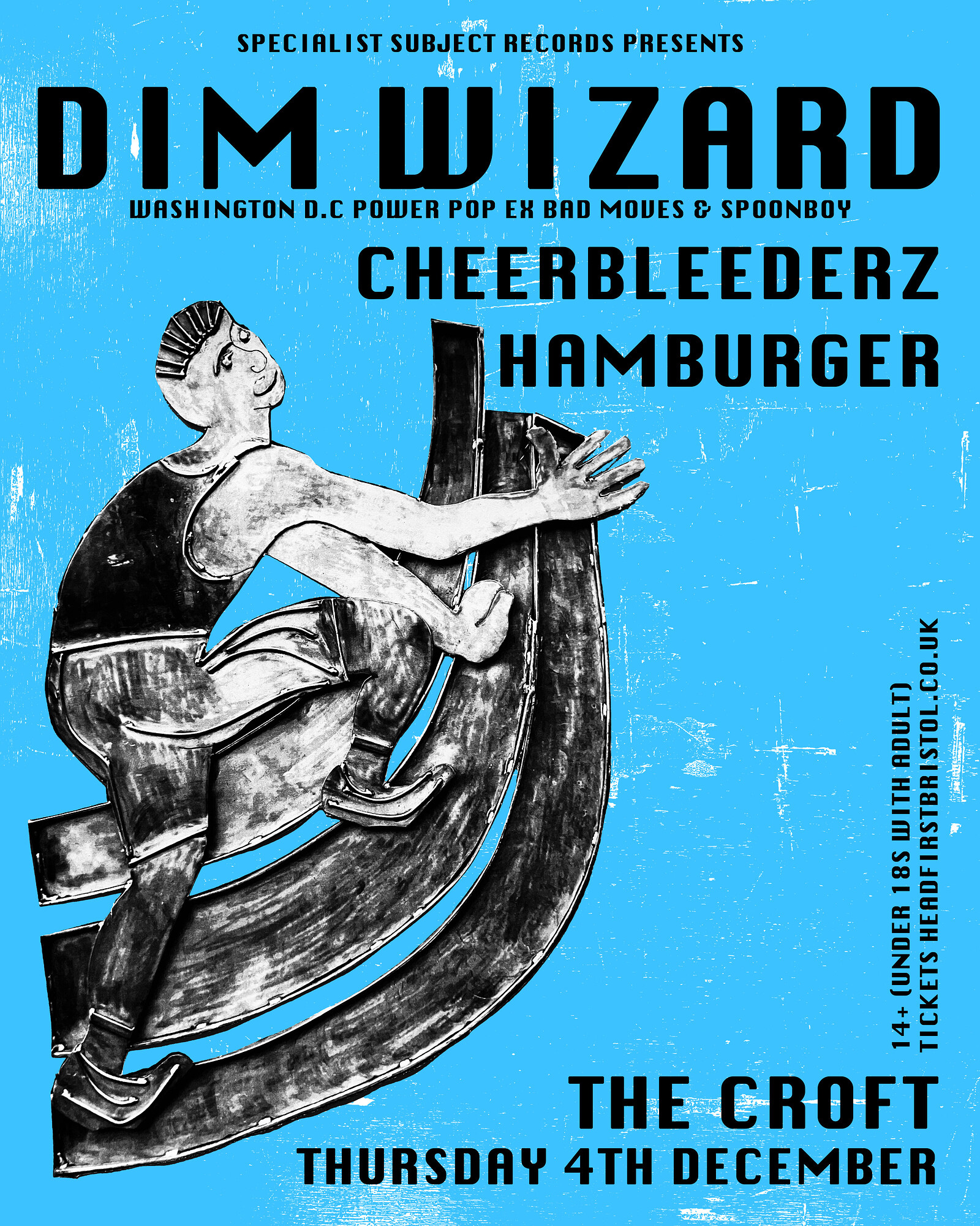 Dim Wizard, Cheerbleederz & Hamburger at The Croft