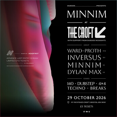Dubside Presents: Minnim at The Croft