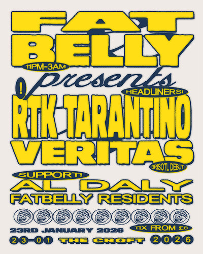 FatBelly Presents: RTK Tarantino and Veritas + Support at The Croft