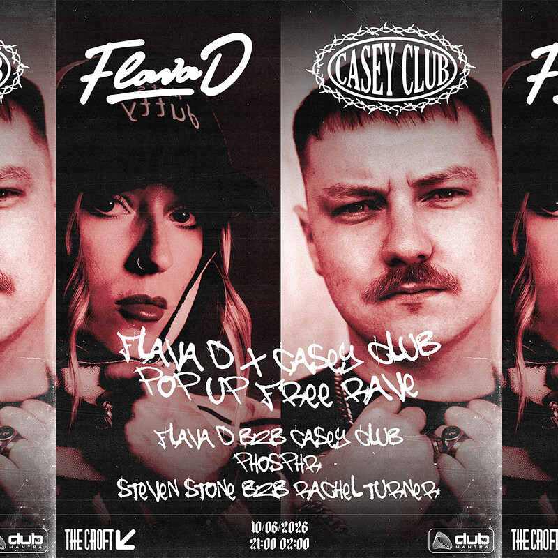 Flava D x Casey Club Pop Up at The Croft
