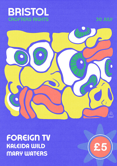 Foreign TV, Kaleida Wild, Mary Waters Indie Night at Crofters Rights