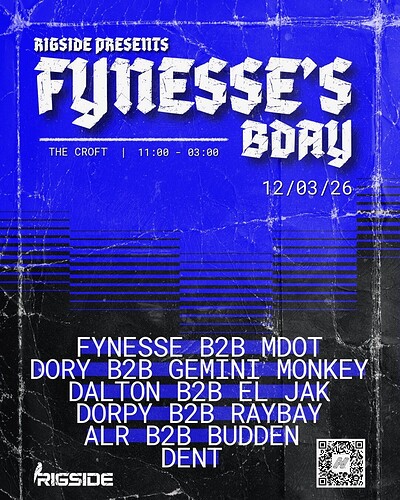 Fynesse’s Birthday Boogie at The Croft