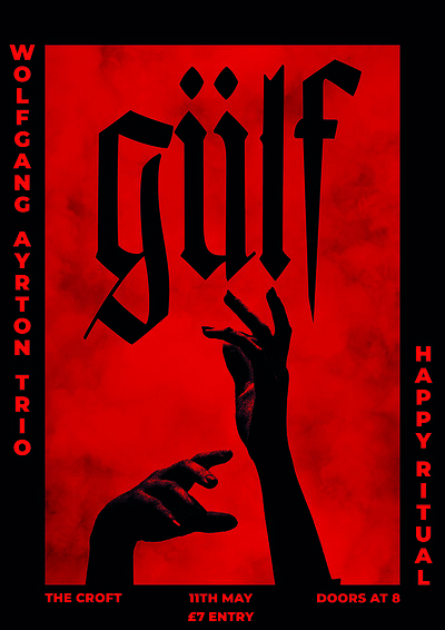 GÜLF with supports from Wolfgang Ayrton Trio and Happy Ritual at The Croft