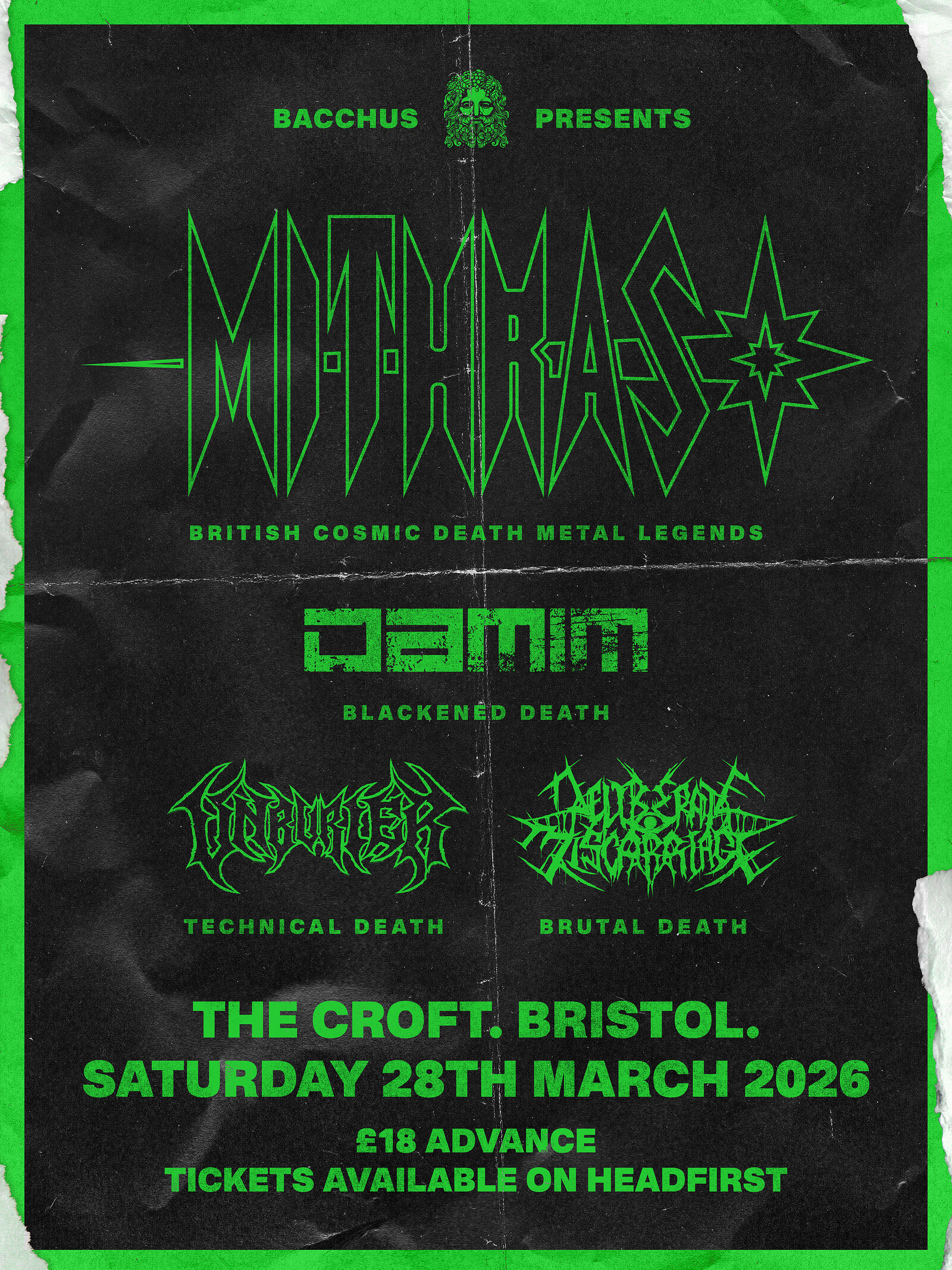 Mithras, Damim, Unburier & Deliberate Miscarriage at The Croft