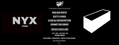 Nyx Recordings & Shipment Studios Presents: at The Croft