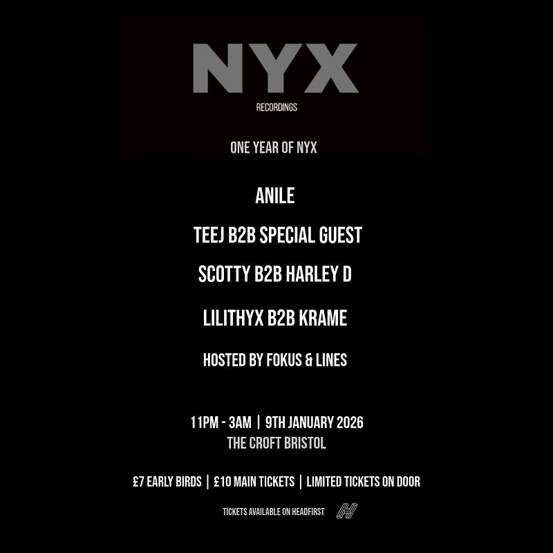 One Year Of NYX Recordings at The Croft