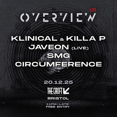 Overview:- Klinical & Killa P, Javeon, SMG + Circumference at The Croft