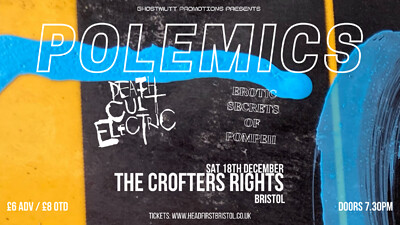 POLEMICS w/ DEATH CULT ELECTRIC & ESOP at Crofters Rights