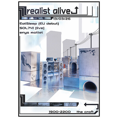 EatSleep, SOL741  and enys mottet at The Croft