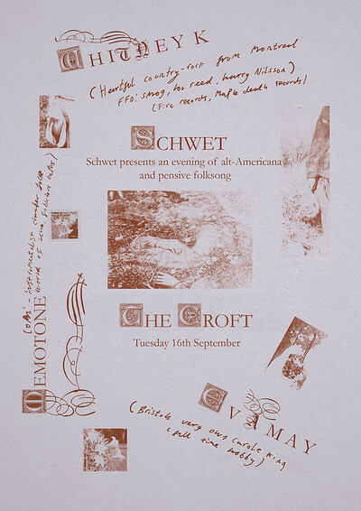Schwet with Whitney K, Eva May and memotone at The Croft