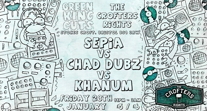 Sepia Vs Chad Dubz Vs Khanum at Crofters Rights