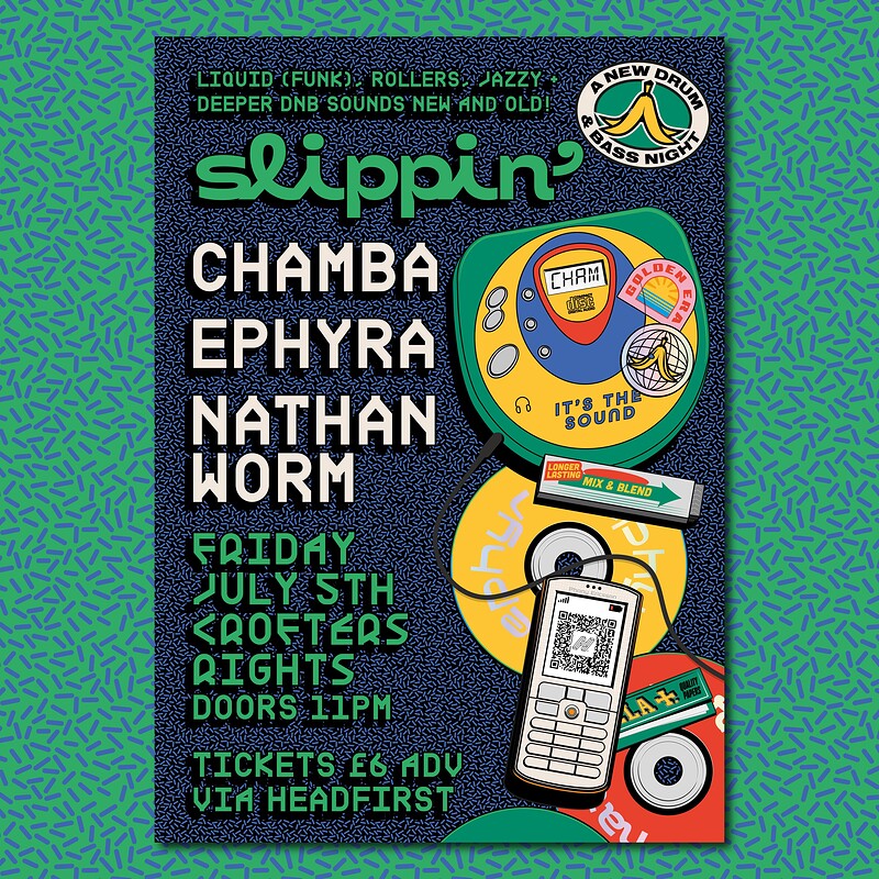 SLIPPIN’ - DnB TIX OTD at Crofters Rights