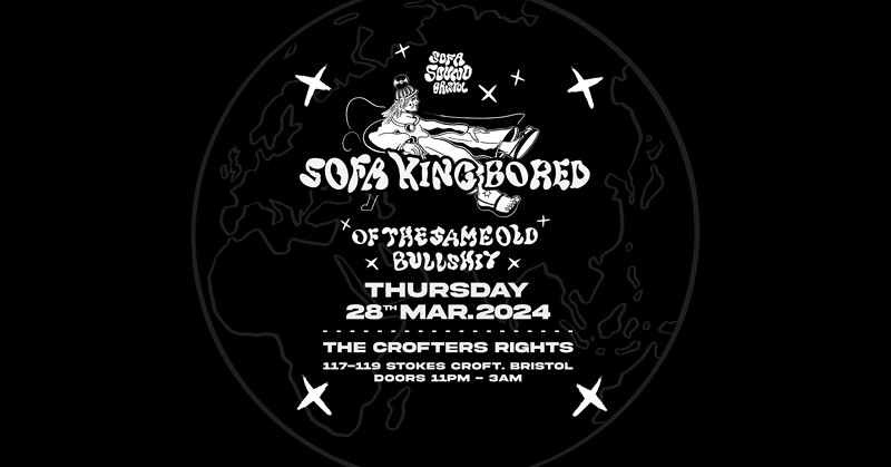 Sofa King Bored at Crofters Rights