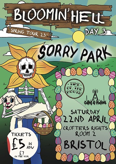 SorryPark - Bloomin' Hell Tour at Crofters Rights