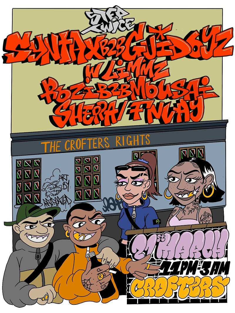 Step Twice - TICKETS ON DOOR at Crofters Rights