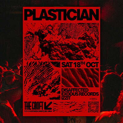 The Croft Presents: Plastician, Disaffected, Exodus Records + Izzit at The Croft