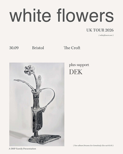 White Flowers at The Croft