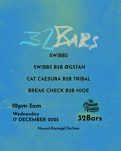 32Bars Winter Edition at The Crown