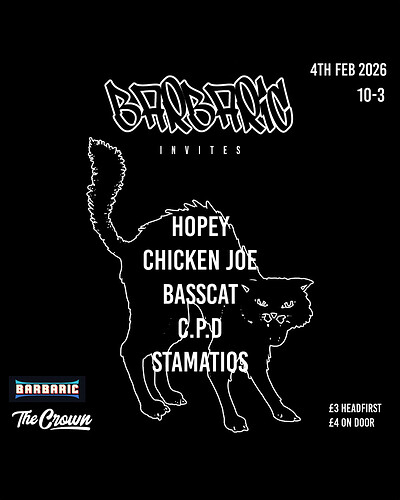 BARBARIC: Another Night Of Drum & Bass at The Crown
