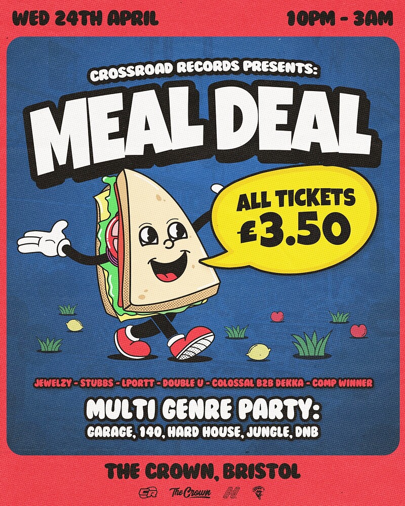 Crossroad Presents: MEAL DEAL at The Crown
