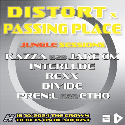 DISTORT x PASSING PLACE: JUNGLE SESSIONS at The Crown