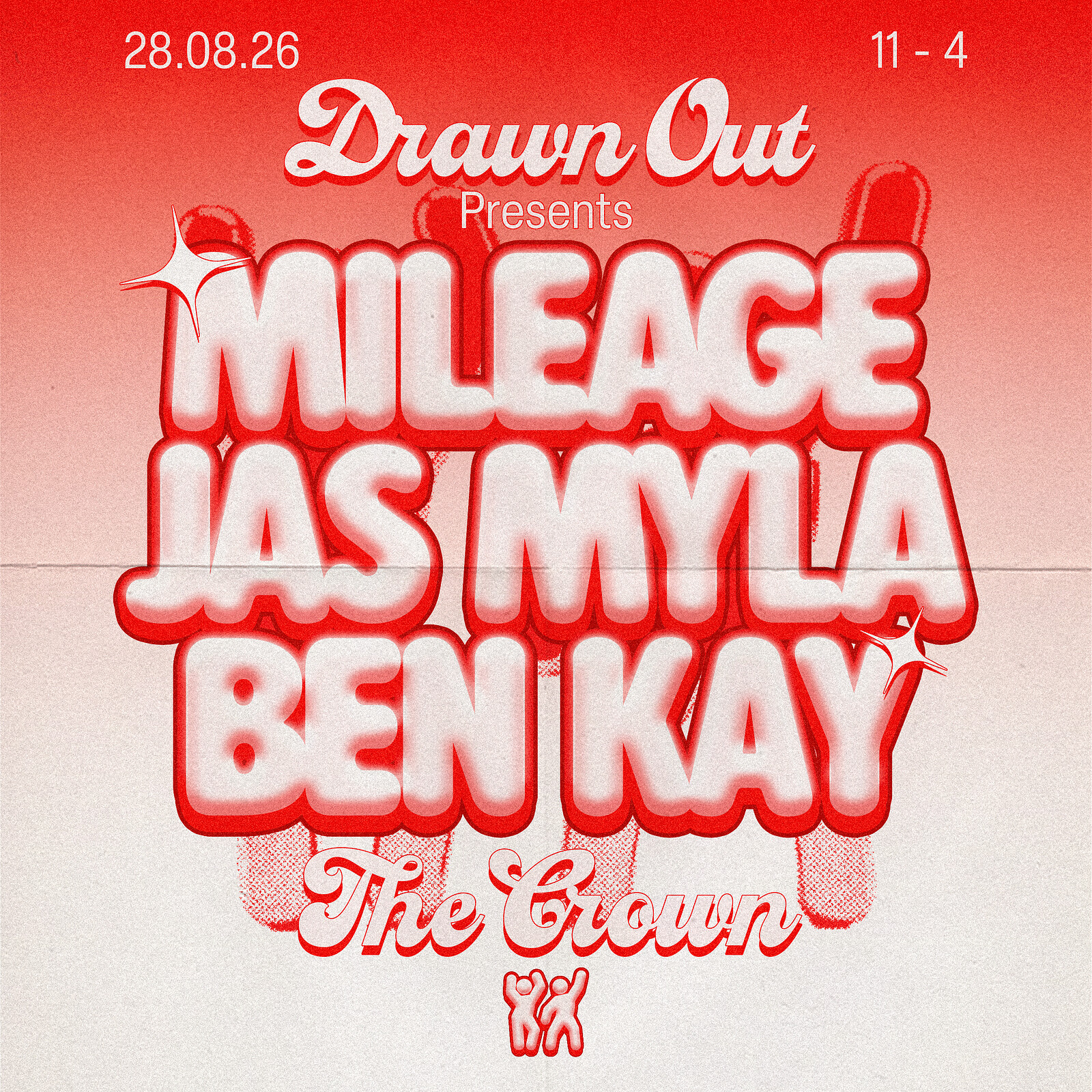 Drawn Out: Mileage, Ben Kay + Jas Myla at The Crown