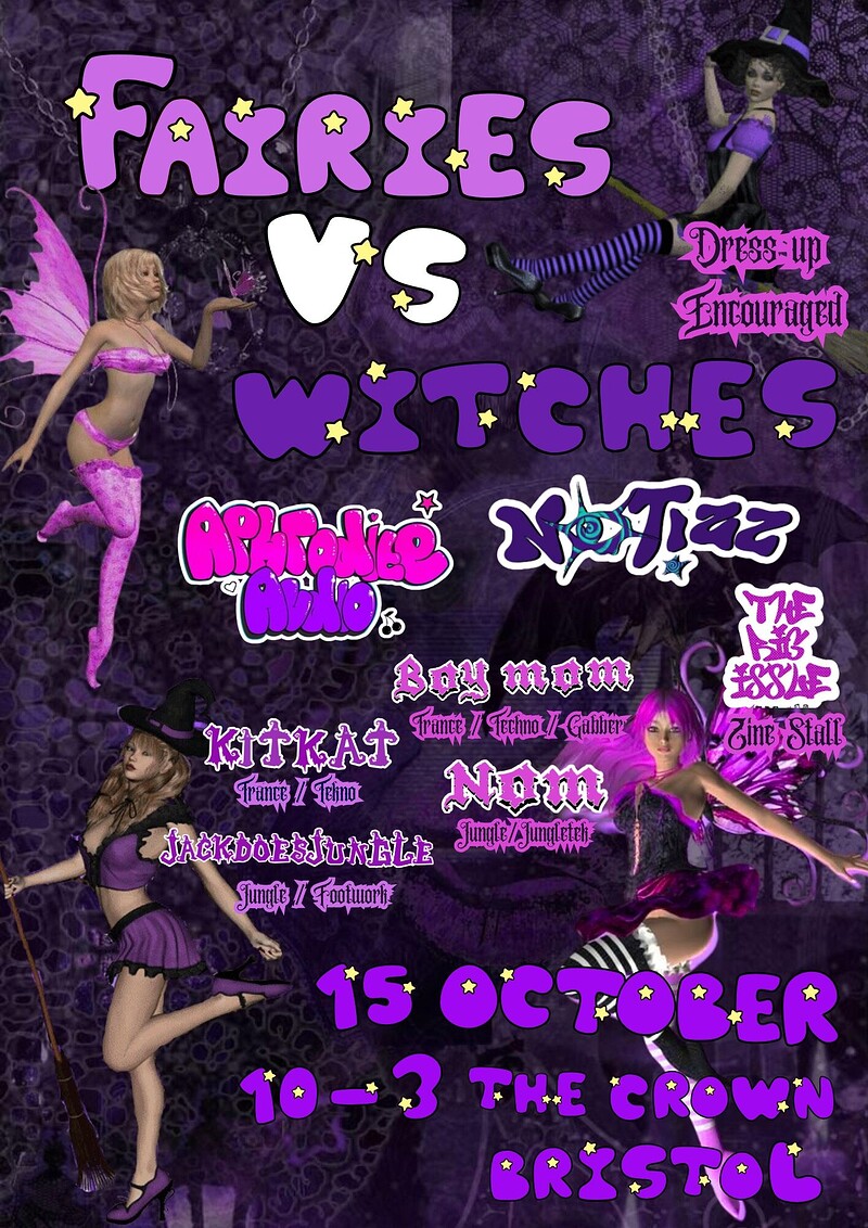 Fairies Vs Witches at The Crown