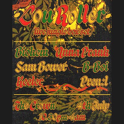 Gecko X Distort X Cyphered: Lou Roller  + Support at The Crown