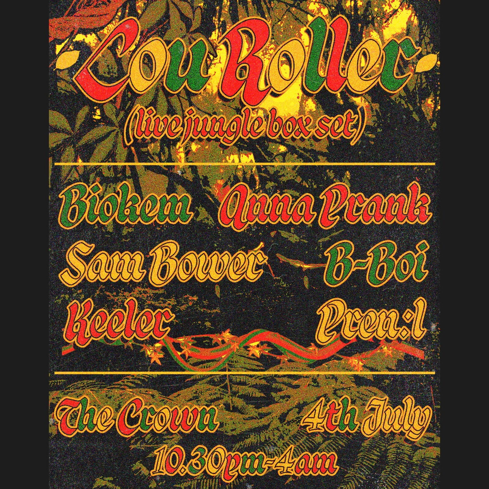 Gecko X Distort X Cyphered: Lou Roller  + Support at The Crown