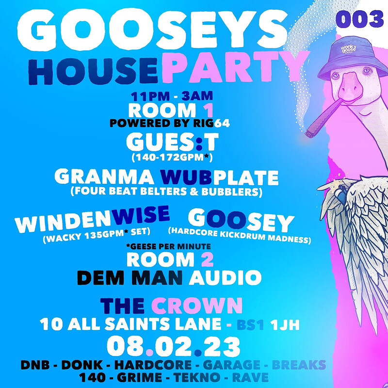 GOOSEYS HOUSE PARTY 003 at The Crown