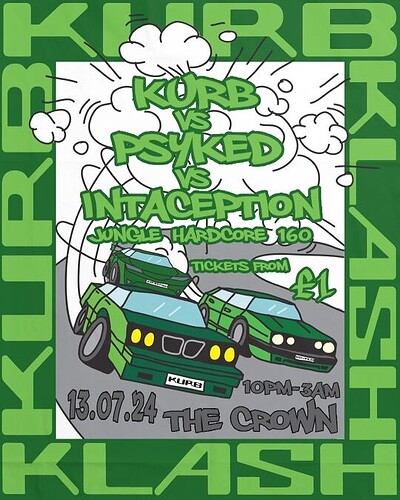 kurb klashes: KURB vs PSYKED vs INTACEPTION at The Crown