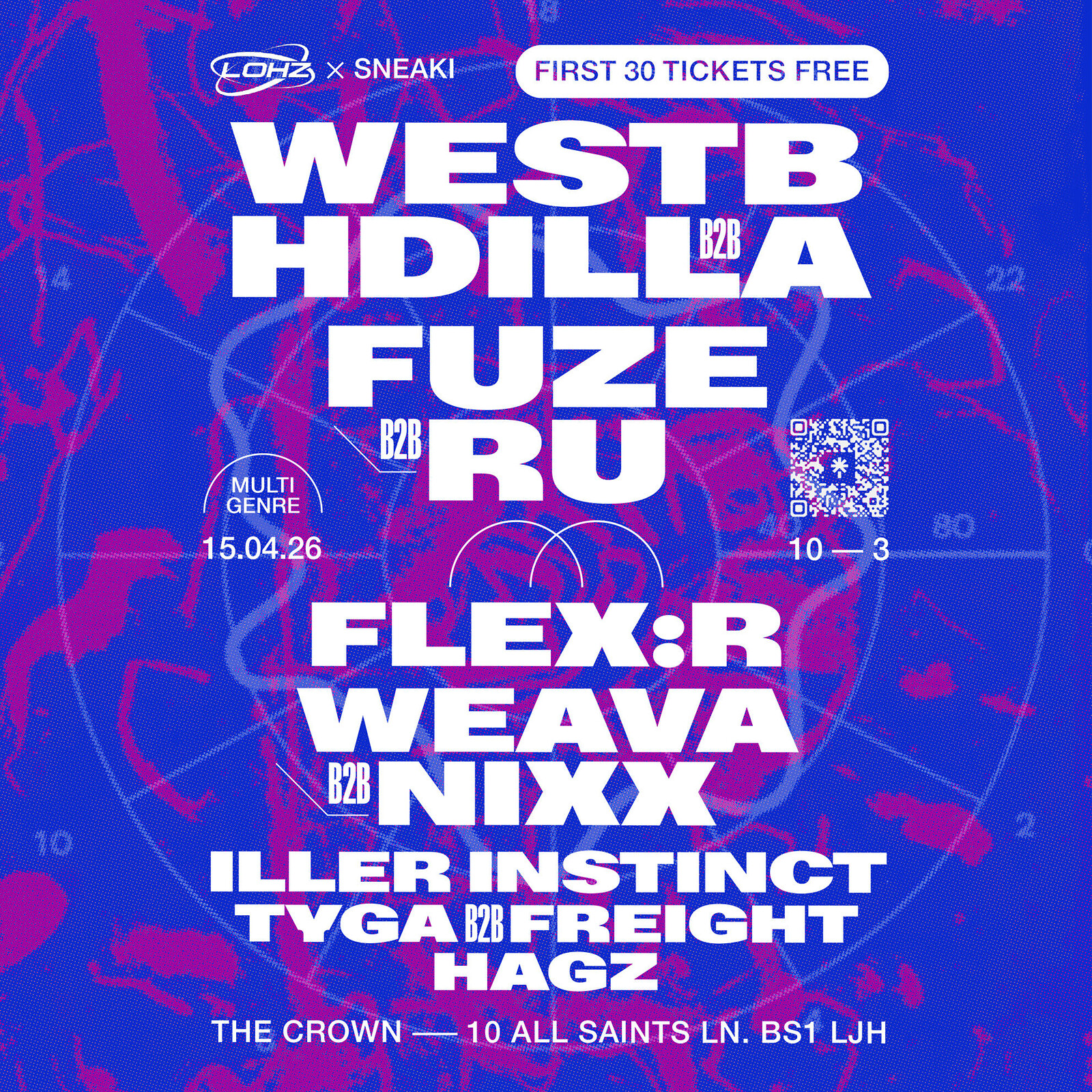 LoHz x Sneaki Takeover at The Crown