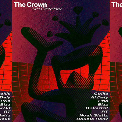 Mental Block w/ Collis, Al Daly, Pria, Bizz, DollarGif, RT + more at The Crown