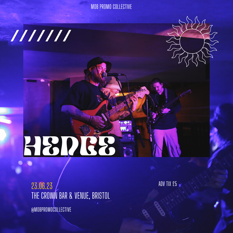 MOB PROMO PRESENTS | HEDGE at The Crown