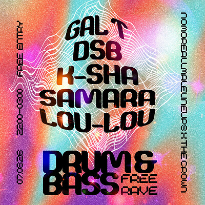 No More All Male Lineups: GAL T, DSB, K-SHA, SAMARA + LOU-LOU at The Crown
