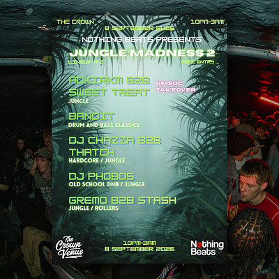 Nothing Beats: Jungle Madness at The Crown