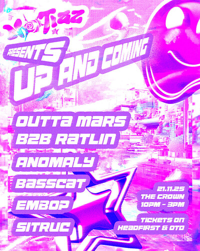 Notizz presents: Up & Coming at The Crown