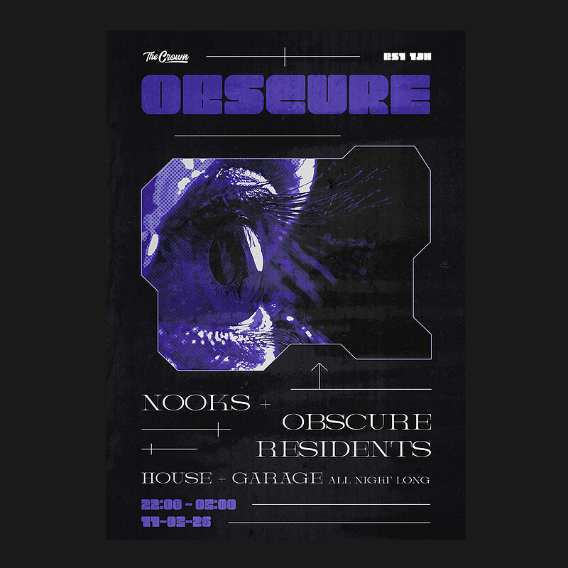 Obscure at The Crown
