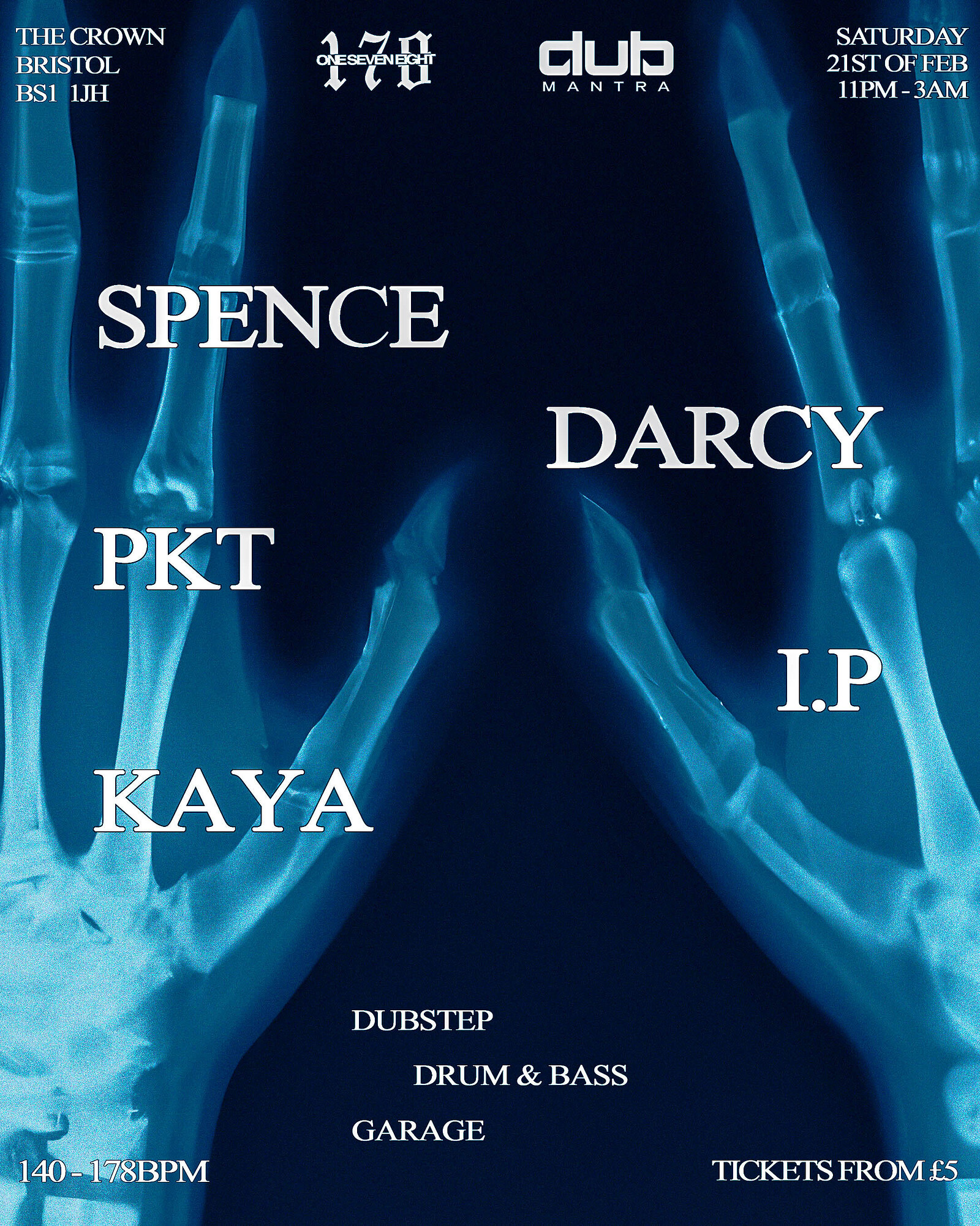 ONESEVENEIGHT x Dub Mantra at The Crown