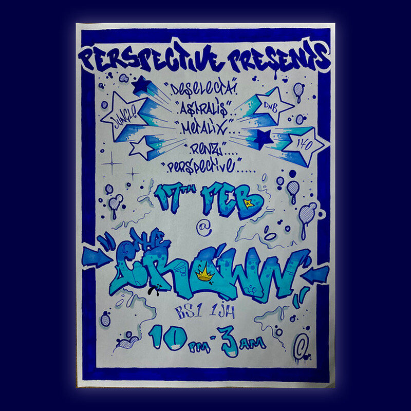 Perspective: Deselecta, Astralis, Metalix + more at The Crown