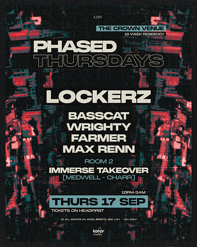 Phased Thursdays: Lockerz at The Crown