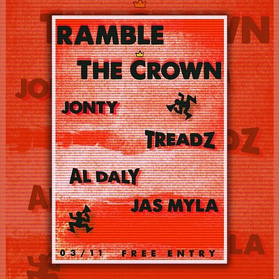 Ramble: Al Daly, Treadz, Jas Myla + Jonty at The Crown