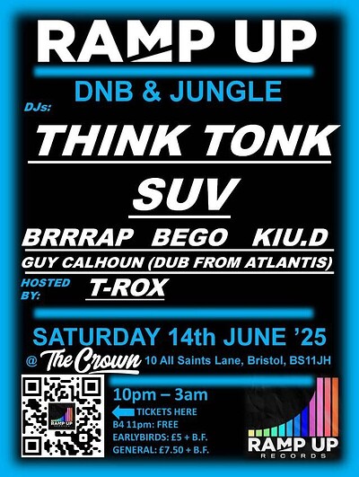 Ramp Up Presents Think Tonk & Suv at The Crown