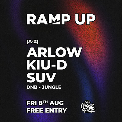 Ramp Up: SUV, KIU-D + ARLOE at The Crown